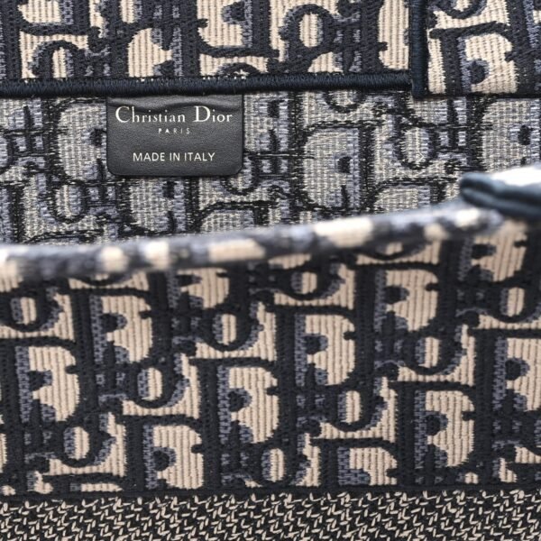 Oblique Large Book Tote Blue Multicolor