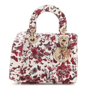 c75be5aba6aa5828fd06b7dcbe9eb572.jpg Calfskin Le Coeur Des Papillons Small My ABCDior Lady Dior White Multicolor