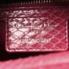 Snakeskin Large Lady Dior Pink