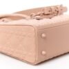 Calfskin Cannage Diamond Small My ABCDior Lady Dior Rose Des Vents