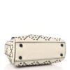 Ultra Matte Calfskin Studded Mini Supple Lady Dior White Black