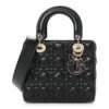 Lambskin Cannage Small My ABCDior Lady Dior Black