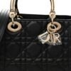 Calfskin Cannage Small The Lady 95.22 Black