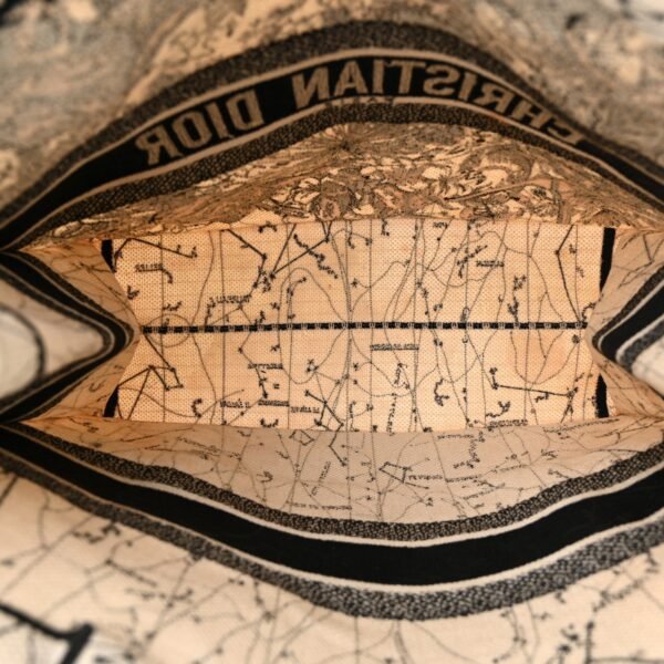 ce545dace0e219b91e0e2e8c083442f4.jpg Canvas Embroidered Zodiac Book Tote Latte Multicolor