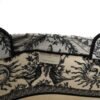Canvas Embroidered Large Toile De Jouy Soleil Book Tote Black White