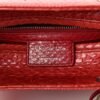 Snakeskin Medium Lady Dior Red