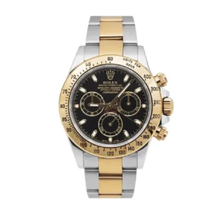 daytona-116520-gold-steel-black-replica-1.webp Rolex Daytona 116523 “Black Rolesor” Signature Replica 1:1