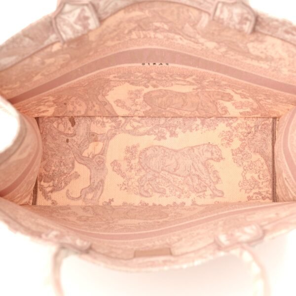 dcb4358c7e906c9d1a8a2a5f5cab65ff.jpg Canvas Toile De Jouy Embroidered Large Book Tote Pink