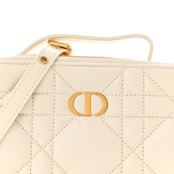 Calfskin Macrocannage Caro Box Bag Latte