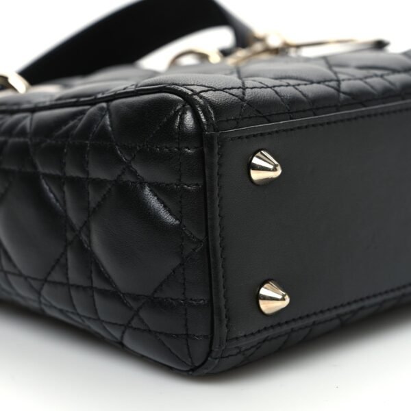Lambskin Cannage Small My ABCDior Lady Dior Black