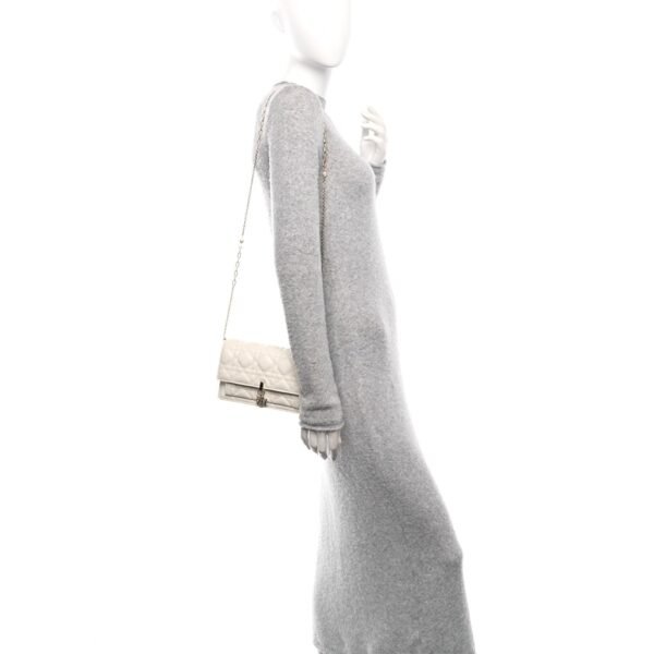 ddb09cc85cacdd026347a038b0b9ab6e.jpg Lambskin Cannage Chain My Dior Daily Chain Pouch Latte