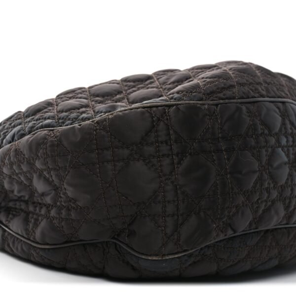 Nylon Cannage Medium Lovely Tote Brown