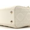 Lambskin Cannage Small My ABCDior Lady Dior White