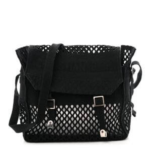 e3bb432f0ff49fafa4fc86d18a96a33c.jpg Canvas Embroidered Mesh Diorcamp Messenger Black