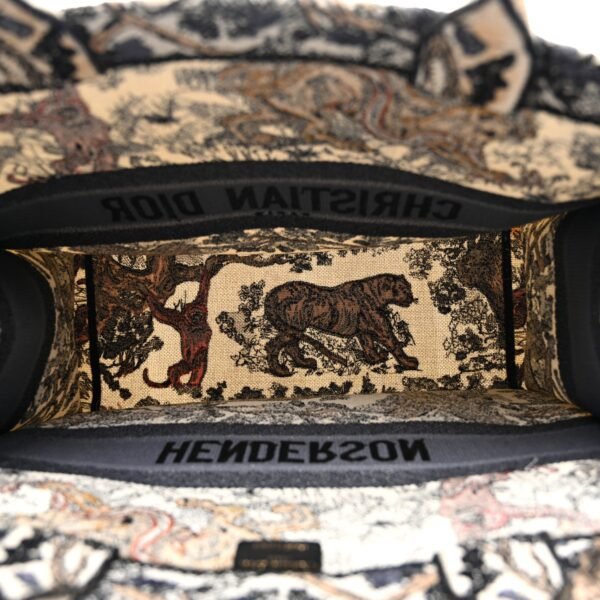 Canvas Embroidered Large Dioriviera Toile De Jouy Book Tote Multicolor