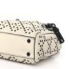 Ultra Matte Calfskin Studded Mini Supple Lady Dior White Black