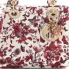 Calfskin Le Coeur Des Papillons Small My ABCDior Lady Dior White Multicolor
