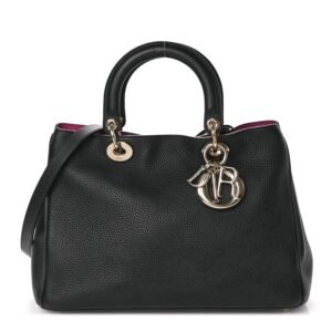 e6b2cce251311e34e50d71c190b2c634.jpg Bullcalf Medium Diorissimo Tote Black Rose Indien