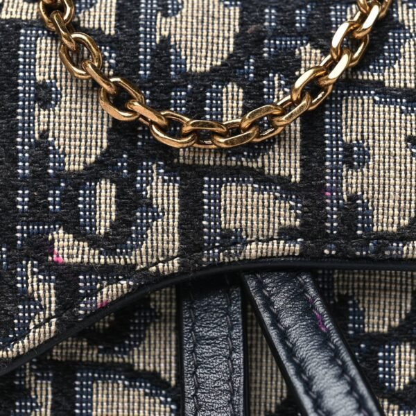 eaa23d04f94685157161dd773bb46990.jpg Oblique Nano Saddle Chain Pouch Blue