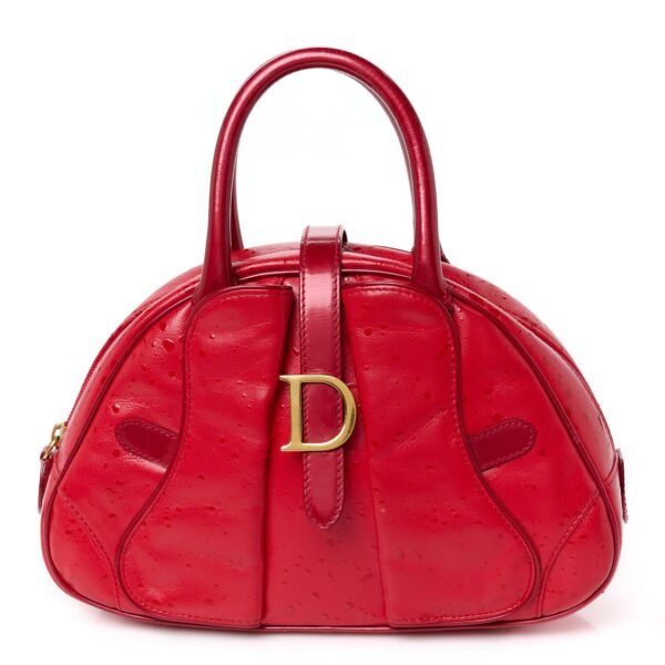 eb67aff2b76bc912d7b1301ce06796c4.jpg Calfskin Raindrop Saddle Bowler Red