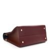 Smooth Calfskin Medium Diorever Flap Burgundy