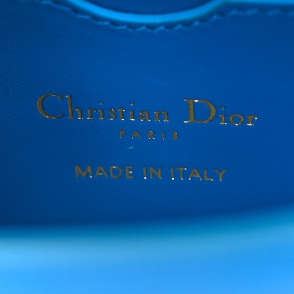 Smooth Calfskin Micro 30 Montaigne Flap Bag Blue