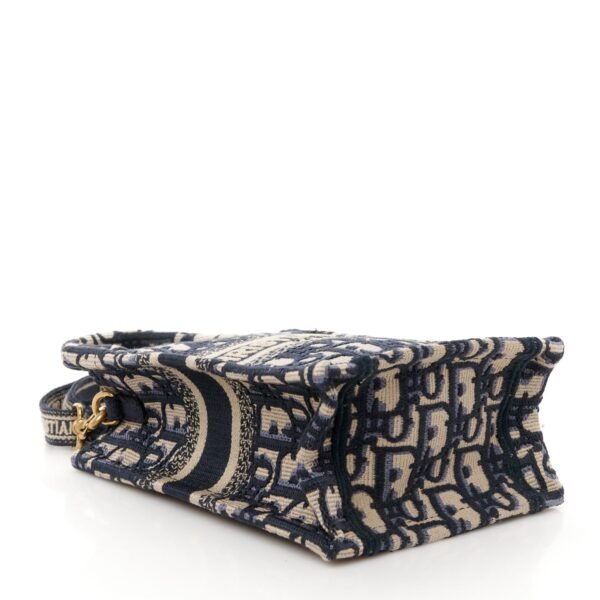 Oblique Mini Book Tote Phone Bag Blue