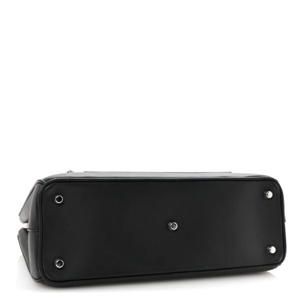 Smooth Calfskin Tri-Color Diorissimo Pocket Tote Black Blue Red