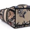 Canvas Embroidered Jardin D'Hiver Medium Lady D-Lite Beige Multicolor