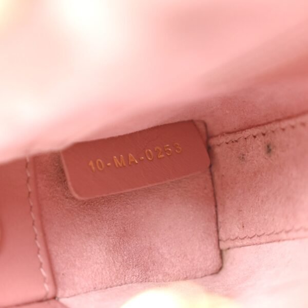 Lambskin Cannage Dioramour Micro Lady D-Joy Melacoton