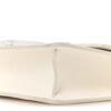 Ultra Matte Grained Calfskin 30 Montaigne Flap Bag White