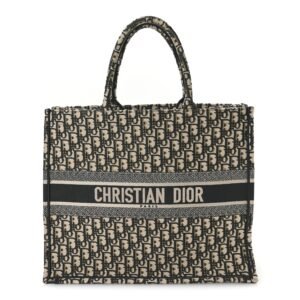 Oblique Large Book Tote Vert Multicolor