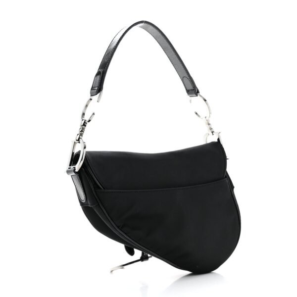 Nylon Saddle Bag Black