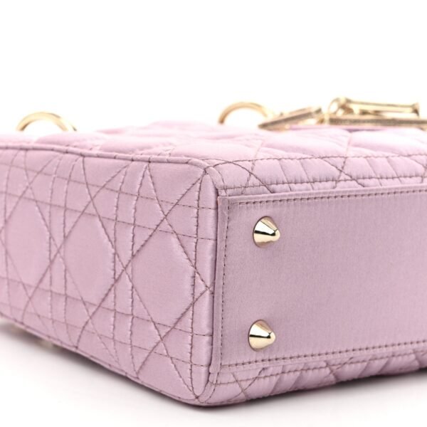 Satin Swarovski Crystal Cannage My ABC Lady Dior Pink