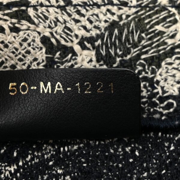 Canvas Embroidered Large Dioriviera Toile De Jouy Reverse Book Tote Blue