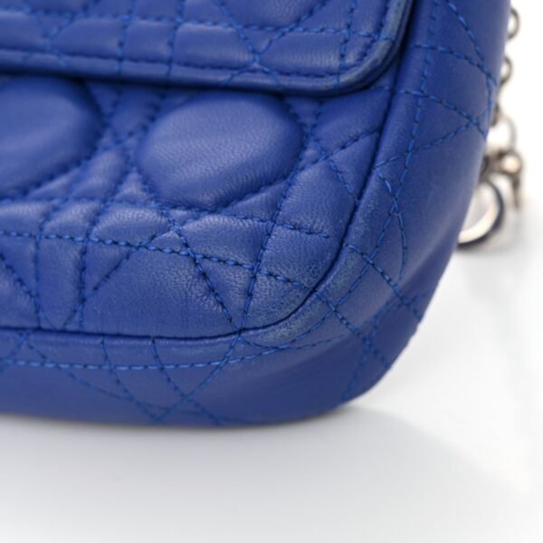 fac0b13691b5fb6c9818654e9a2780a6.jpg Lambskin Cannage Miss Dior Promenade Pouch Blue