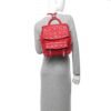 Lambskin Cannage Large Stardust Backpack Red