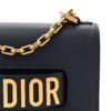 fd40741212f6282d4fa65cb286a32301.jpg Calfskin Mini J'Adior Chain Flap Bag Navy Blue