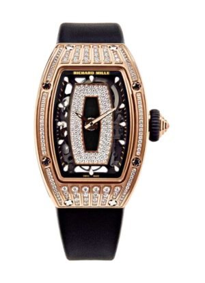 Richard Mille RM 07-01 'Ladies' Rose Gold Diamond Set Onyx Dial