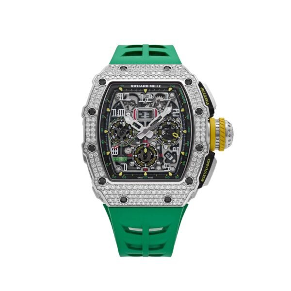Richard Mille RM 11-03 Flyback Chronograph White Gold Diamond Bezel (2019)