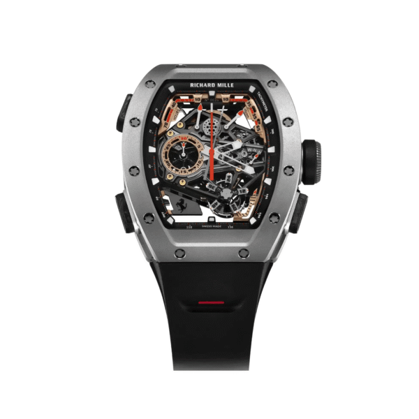 Richard Mille RM 43-01 Ferrari Manual Winding Tourbillon Split-Seconds Chronograph Titanium Limited Edition of 75