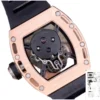 Richard Mille RM 52-01 Tourbillon “Skull” Dial Rose Gold Detailed Replica