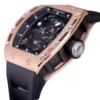 Richard Mille RM 52-01 Tourbillon “Skull” Dial Rose Gold Detailed Replica