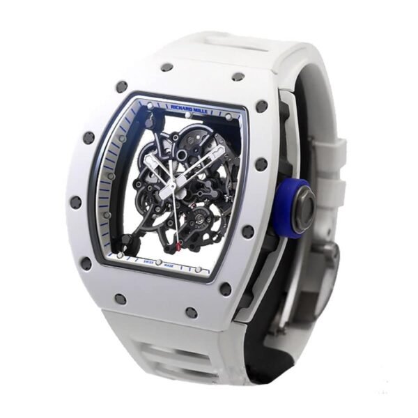 richard-mille-rm55-kv-white-ceramic-bubba-watson-japan-blue-skeleton-dial-m8215-replica-1.jpg Richard Mille RM 055 “Bubba Watson” Elite Super Clone