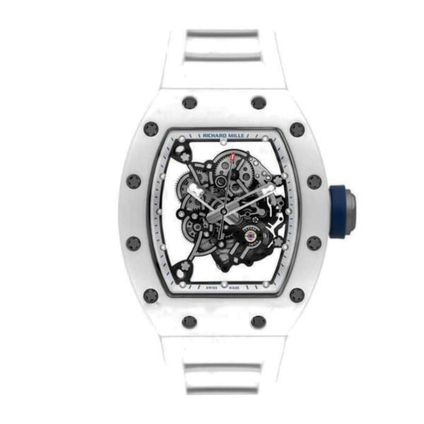 richard-mille-rm55-kv-white-ceramic-bubba-watson-japan-blue-skeleton-dial-m8215-replica.jpg Richard Mille RM 055 “Bubba Watson” Elite Super Clone