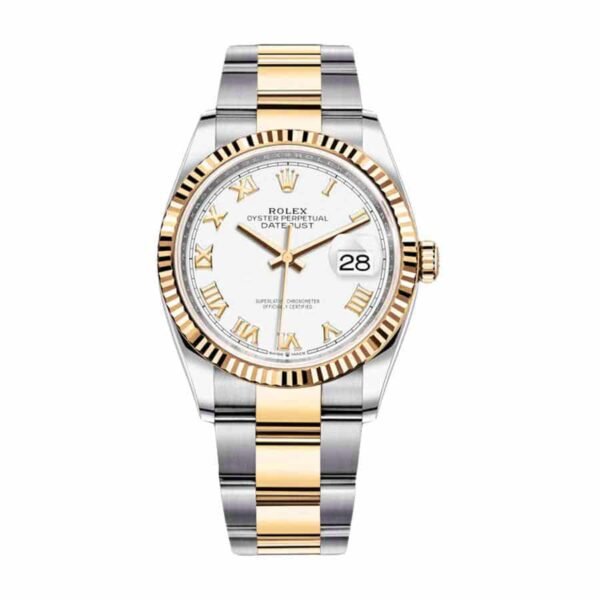 rolex-datejust-126231lc-steel-yellow-gold-automatic-white-dial-oyster-replica.jpg Rolex Datejust 126300 “White Roman Dial” Authentic Copy 1:1