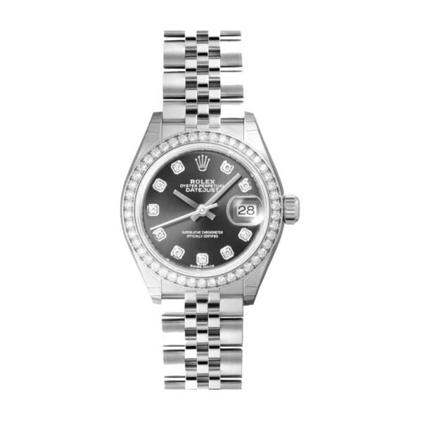 rolex-datejust-28mm-279384rbr-white-gold-automatic-dark-grey-diamond-dial.jpg Rolex Datejust Jubilee Diamond 279381RBR Super Accurate Clone