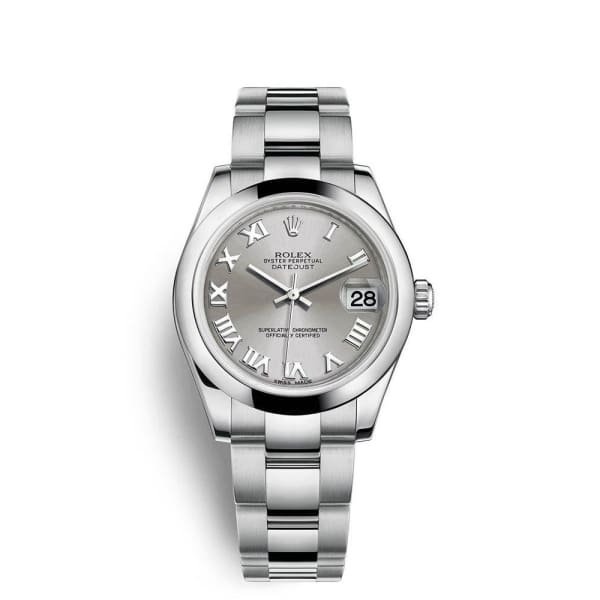 Rolex Datejust 31mm – Ref: 178240-0006 – Rhodium Grey Dial, Stainless Steel Oyster Bracelet Women’s Watch
