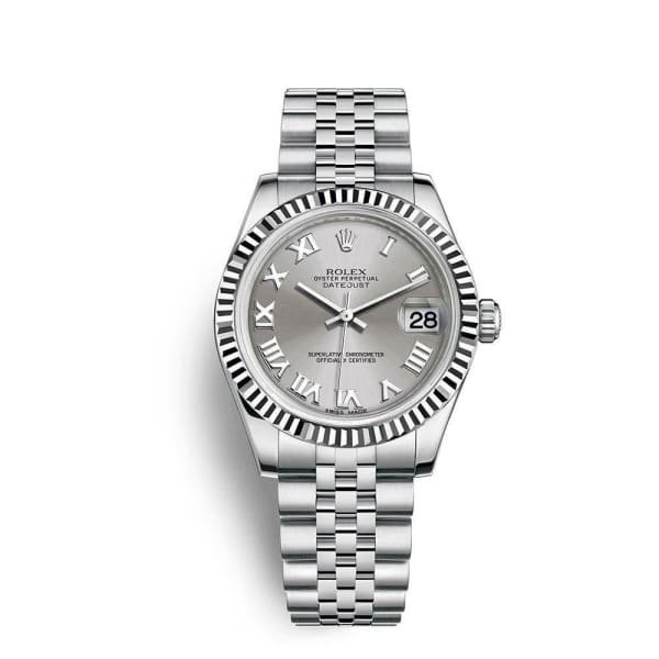 Rolex Datejust 31mm – Ref: 178274-0063 – Grey Dial, Stainless Steel Jubilee Bracelet Women’s Watch