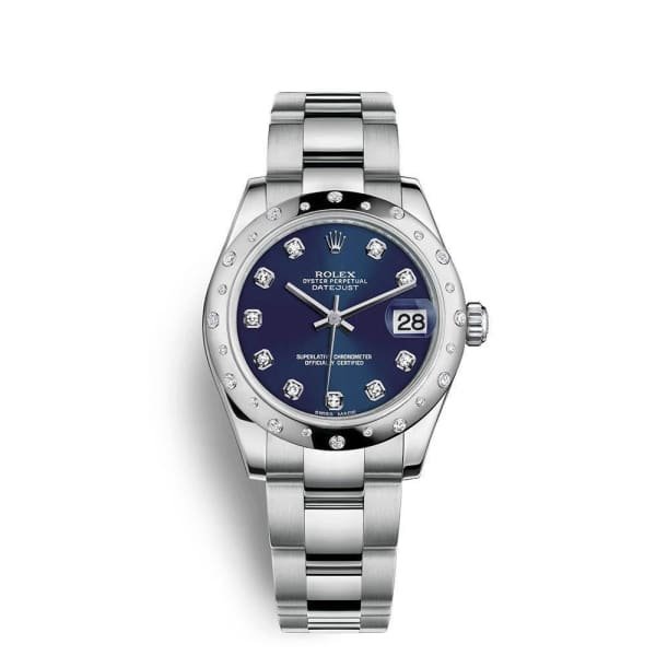 Rolex Datejust 31mm – Ref: 178344-0029 – Blue Dial, Stainless Steel Oyster Bracelet Women’s Watch